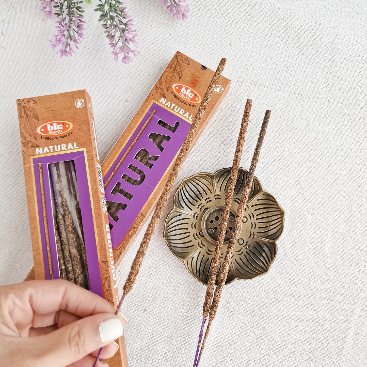 Incienso Orgánico Lavanda