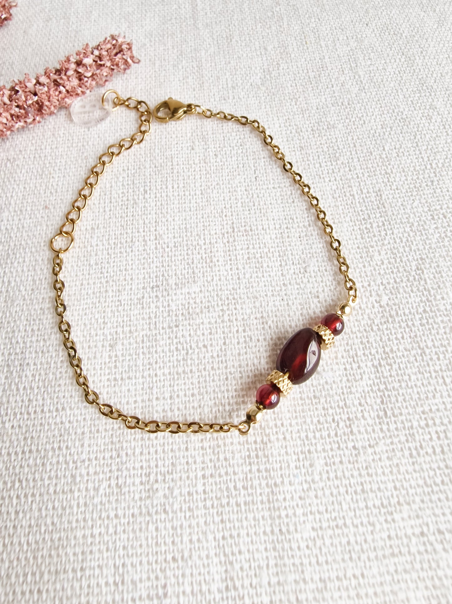 Pulsera Piedra Mes de Nacimiento Mini-Enero