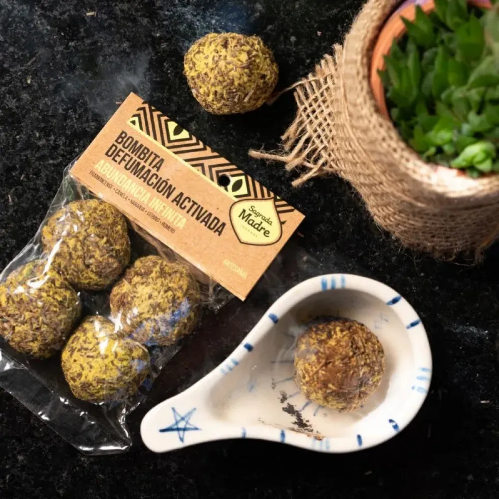 Bombita Defumación Activada Abundancia Infinita Bolsa x4 Unidades