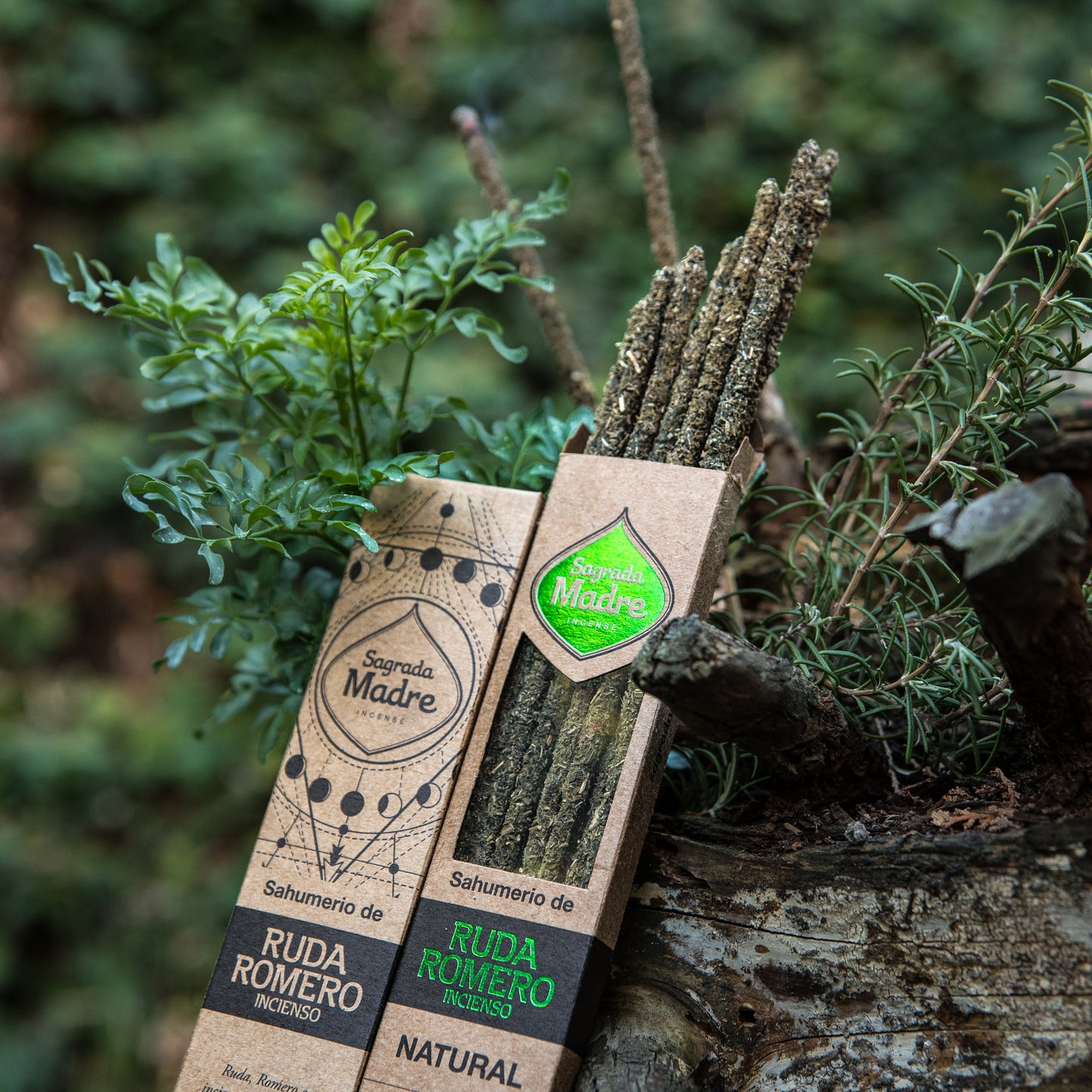 Incienso Línea Natural Ruda, Romero e Incienso Sagrada Madre