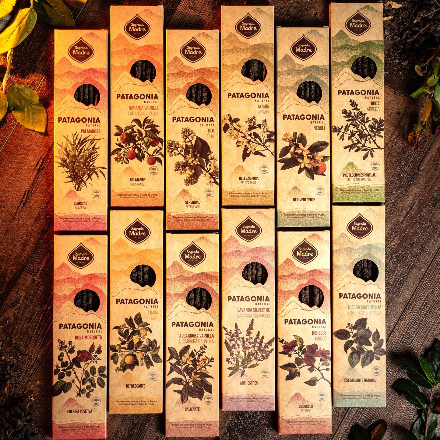 Incienso Patagonia Rosa Mosqueta - Enegía Positiva