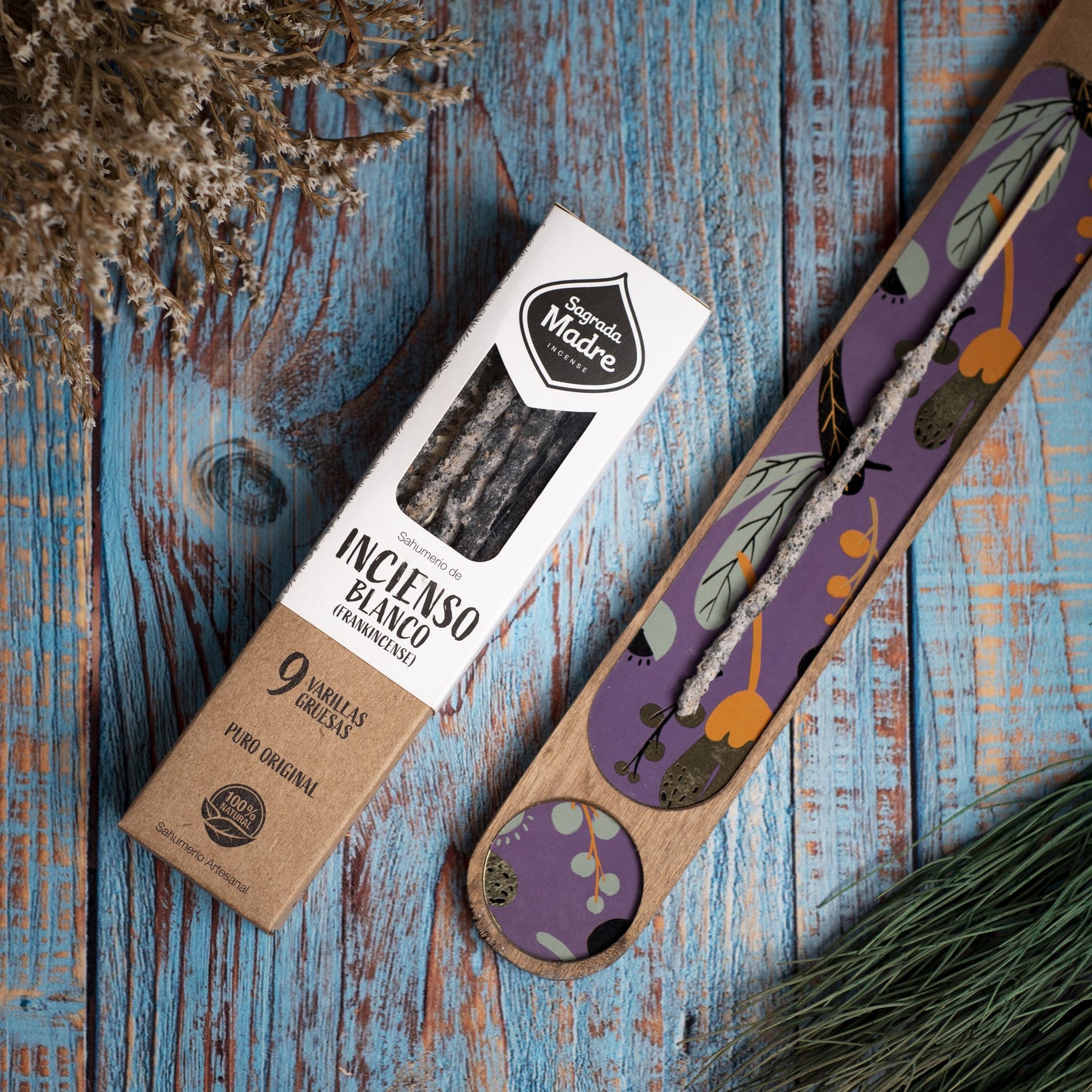 Incienso Línea Hierbas Incienso Blanco Sagrada Madre