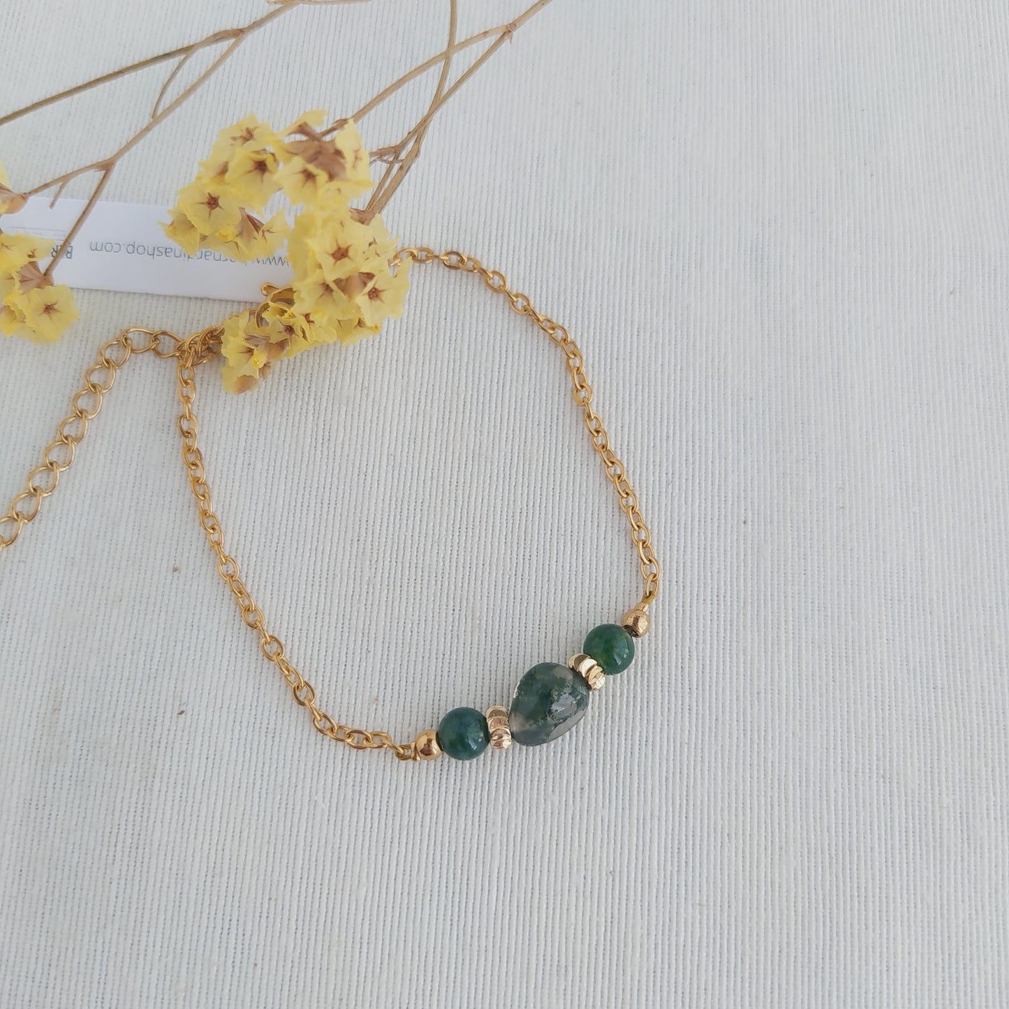 Pulsera Piedra Mes de Nacimiento Mini-Mayo