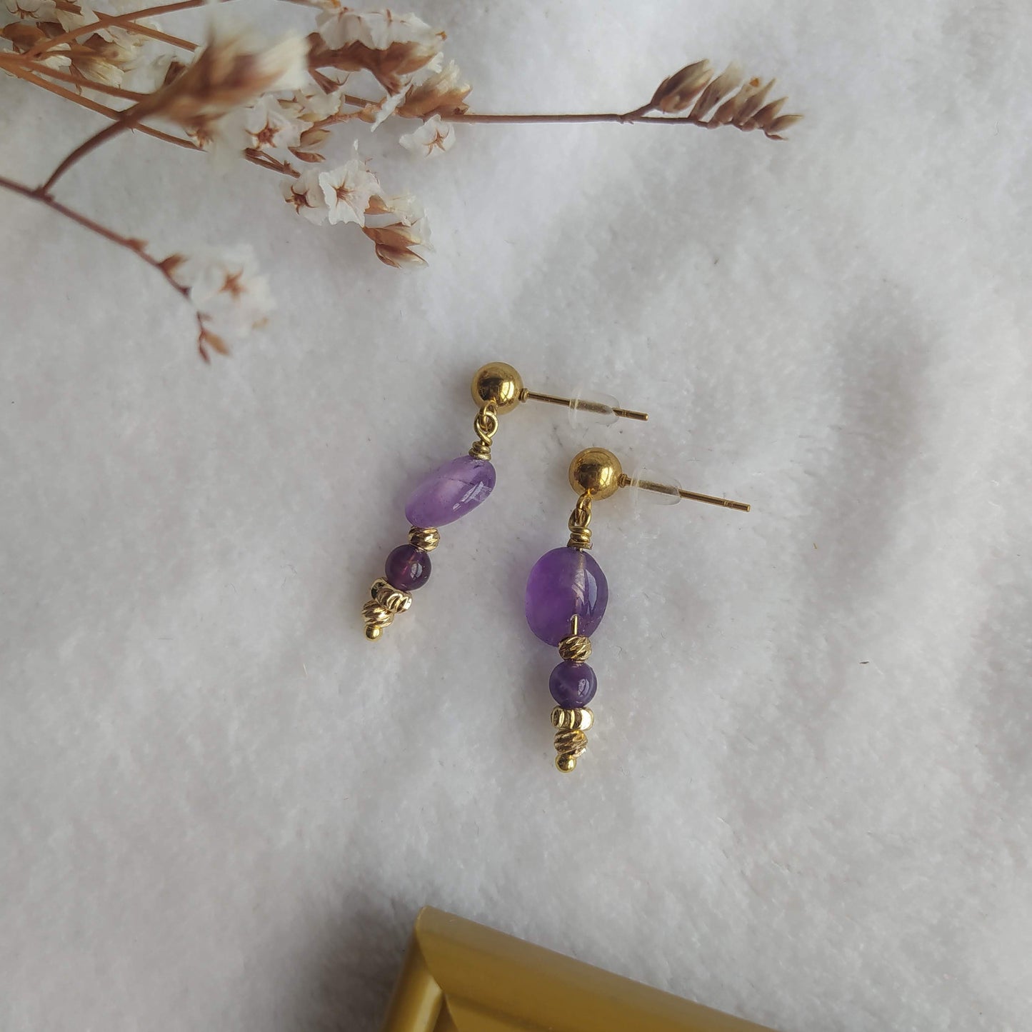 Pendientes Piedra de Nacimiento-Febrero