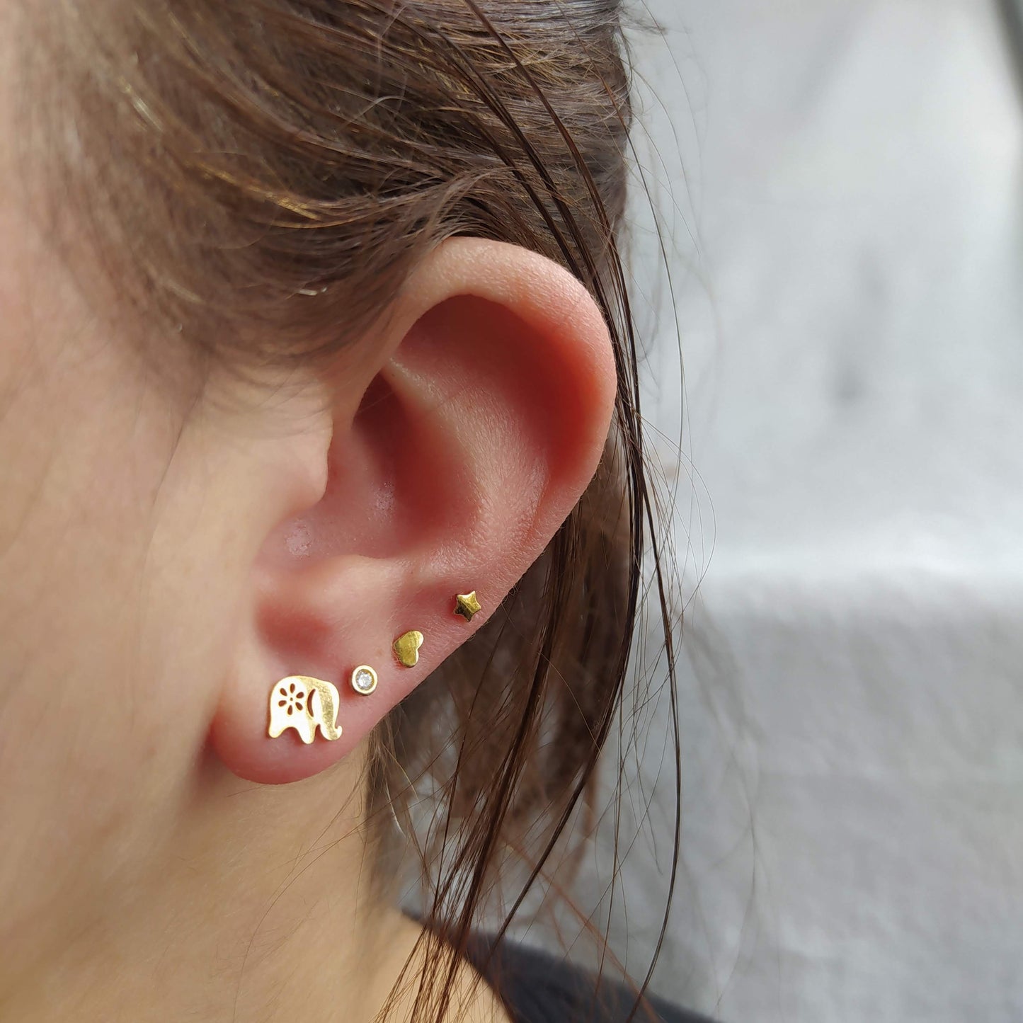 Pendiente Acero Elefante