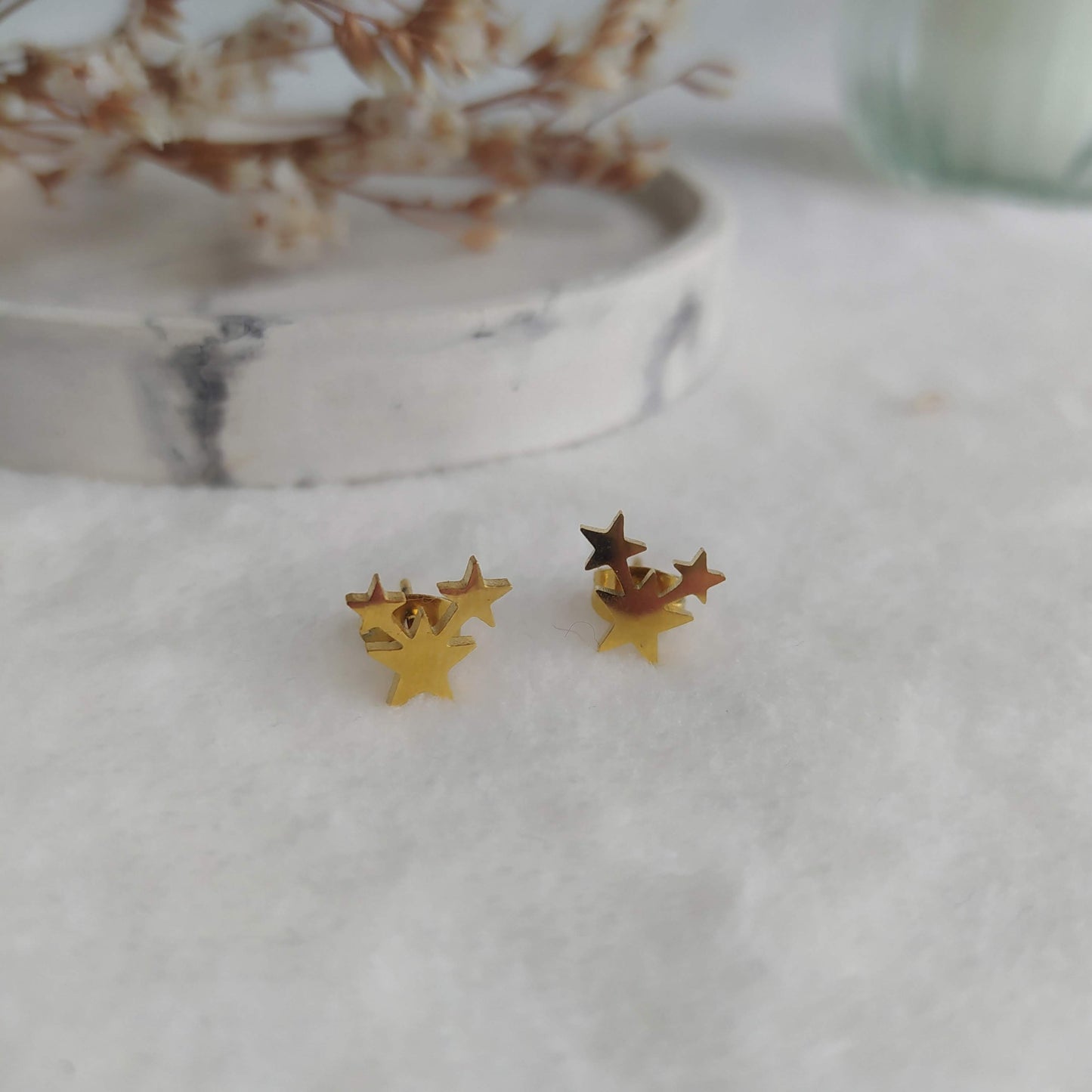 Pendientes Constelación Acero