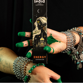 Incienso India Black Energía - Expansión | Aroma Bharat Darshan