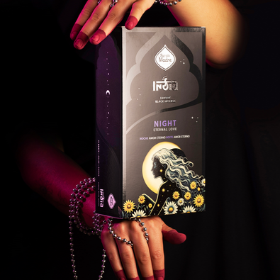 Incienso India Black Noche - Amor Eterno | Aroma Rosa Gulab