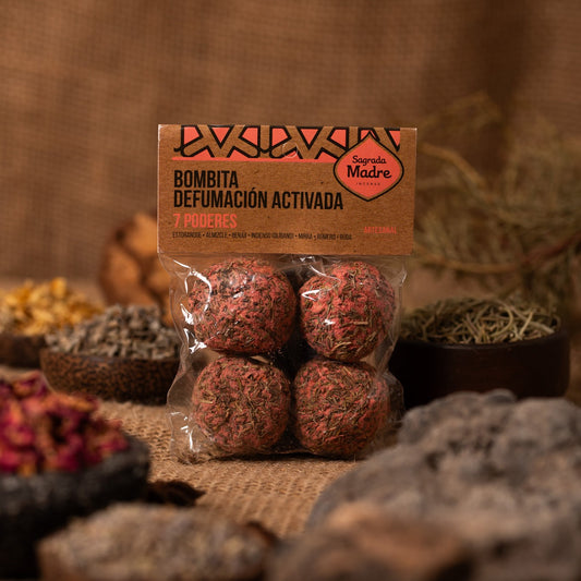 Bombita Defumación Activada7 Poderes Bolsa x4 Unidades