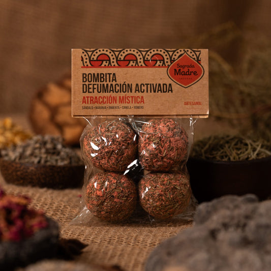 Bombita Defumación Activada Atracción Mística Bolsa x4 Unidades