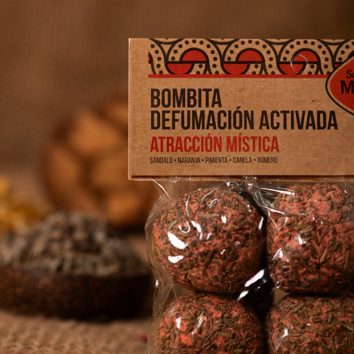 Bombita Defumación Activada Atracción Mística Bolsa x4 Unidades