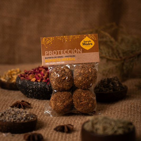 Bombita Defumación Activada Herbal Protección Bolsa x4 Unidades