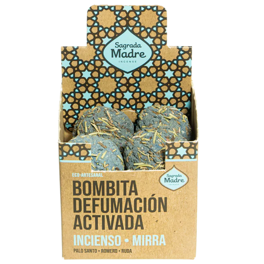Bombita defumación activada Incienso y Mirra