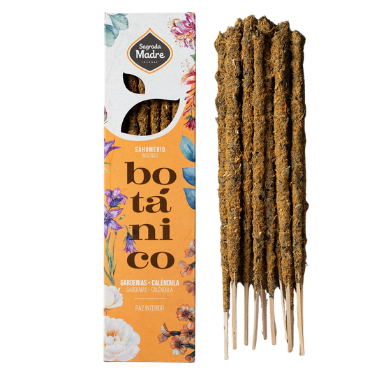 Incienso Natural Botánico Gardenias y Caléndula - Paz Interior