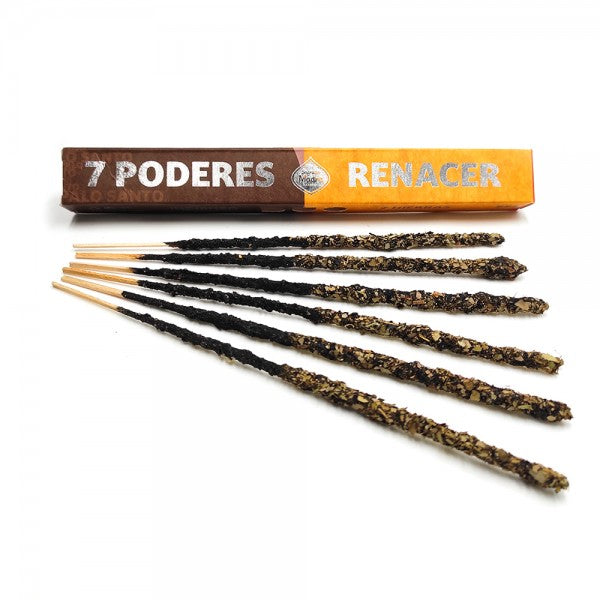 Incienso Natural Dúo 7 Poderes - Renacer de Franquincienso y 7 Hierbas