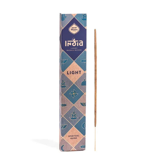 Incienso India Masala Luz - Guía y Claridad Espiritual | Aroma Nag Champa Sándalo