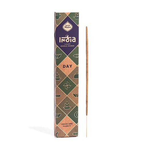 Incienso India Masala Día - Claridad y Enfoque | Aroma Nag Champa Rosa