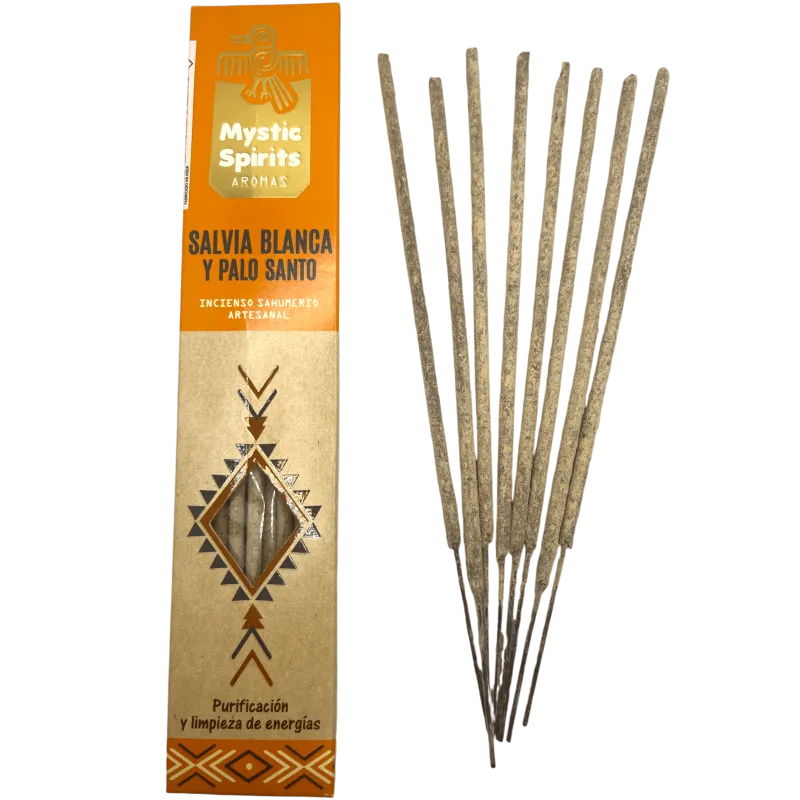 Incienso Salvia Blanca y Palo Santo | Purificación y Limpieza Energética