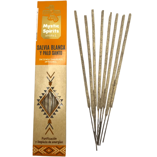 Incienso Salvia Blanca y Palo Santo | Purificación y Limpieza Energética