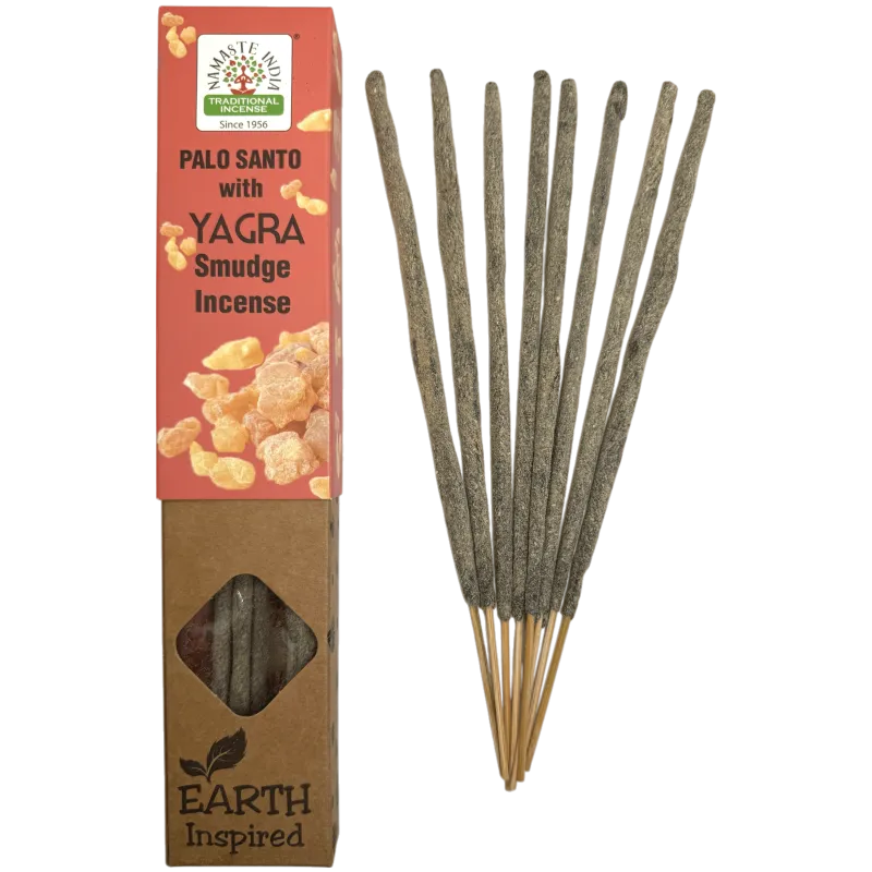 Incienso Artesanal Palo Santo y Yagra • Abundancia, Limpieza y Prosperidad