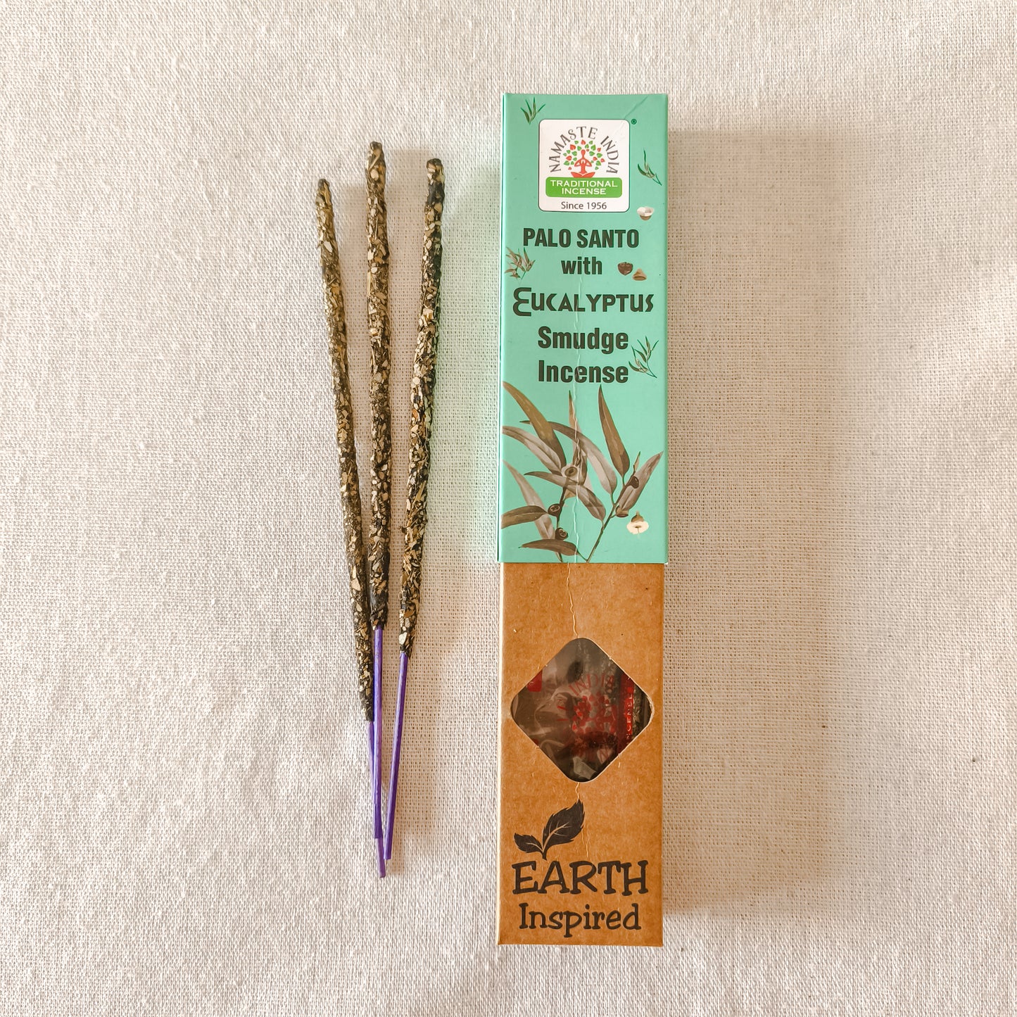 Incienso Artesanal Palo Santo con Eucalipto • Limpieza Total, Vitalidad y Protección