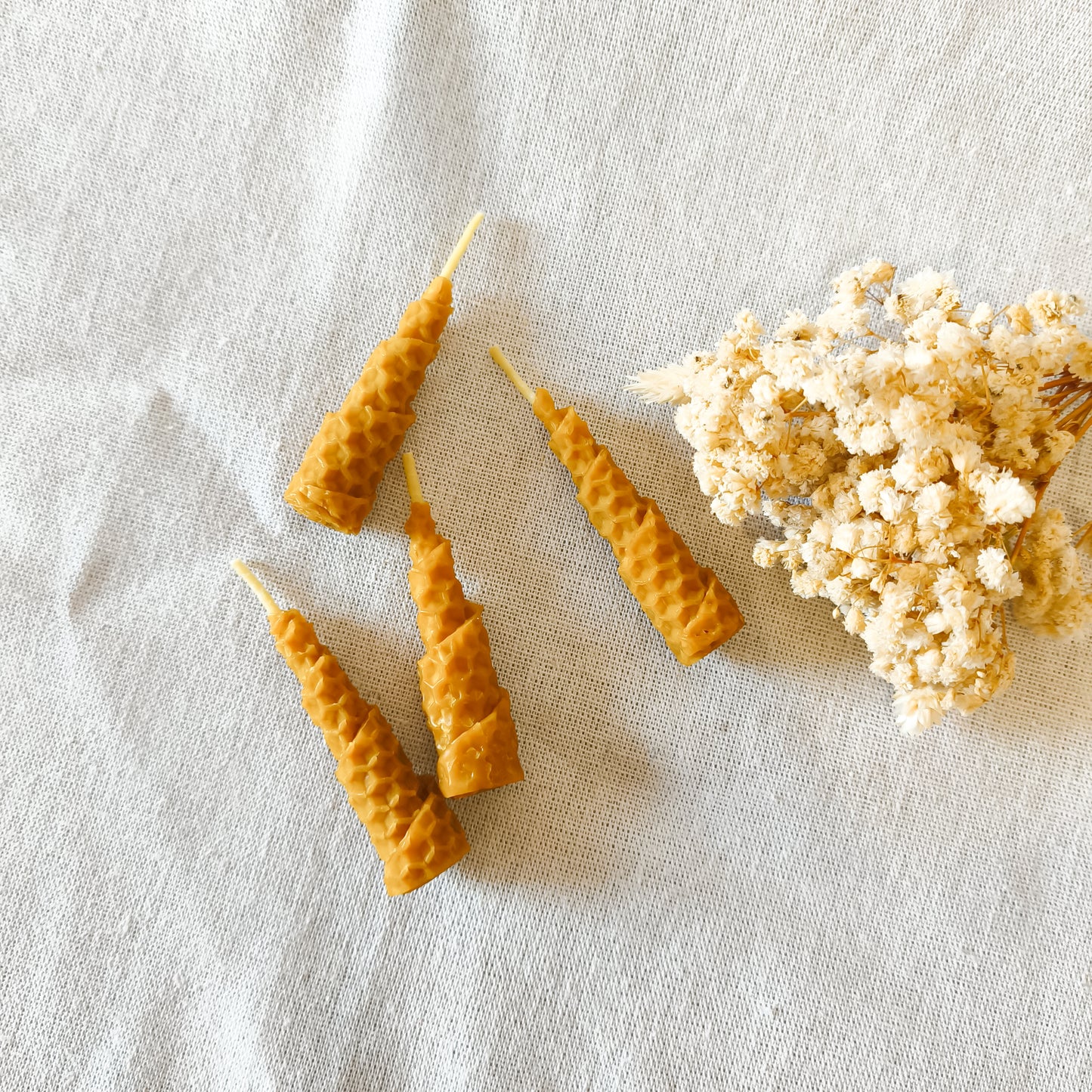 Mini Vela de Miel clásica Espiral 1,8x6cm