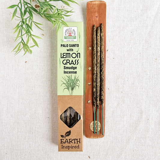 Incienso Artesanal Palo Santo con Lemongrass • Limpieza Vibrante, Alegría y Enfoque