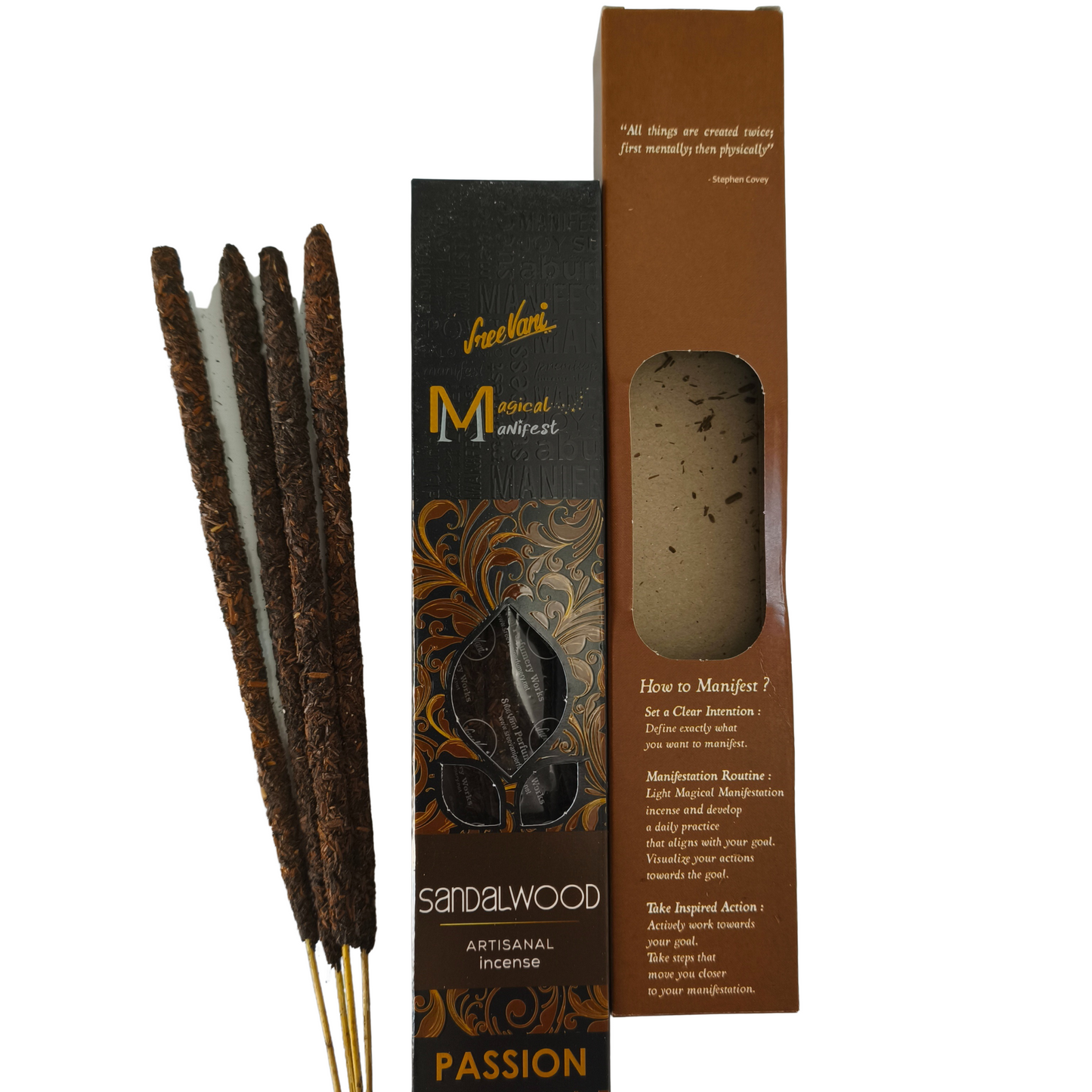 Incienso Artesanal de Sándalo para Manifestar Pasión