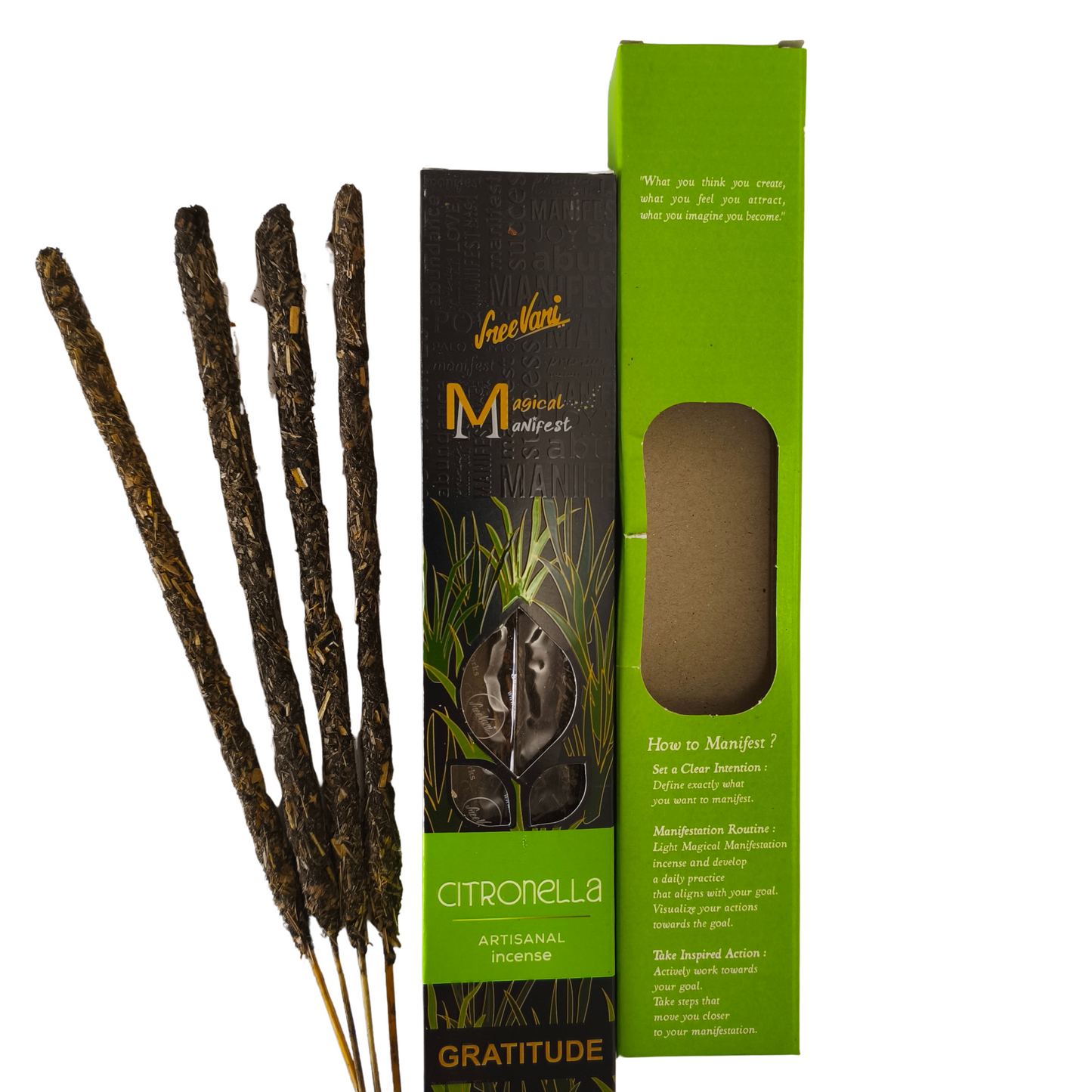 Incienso Artesanal de Citronella para Agradecer.