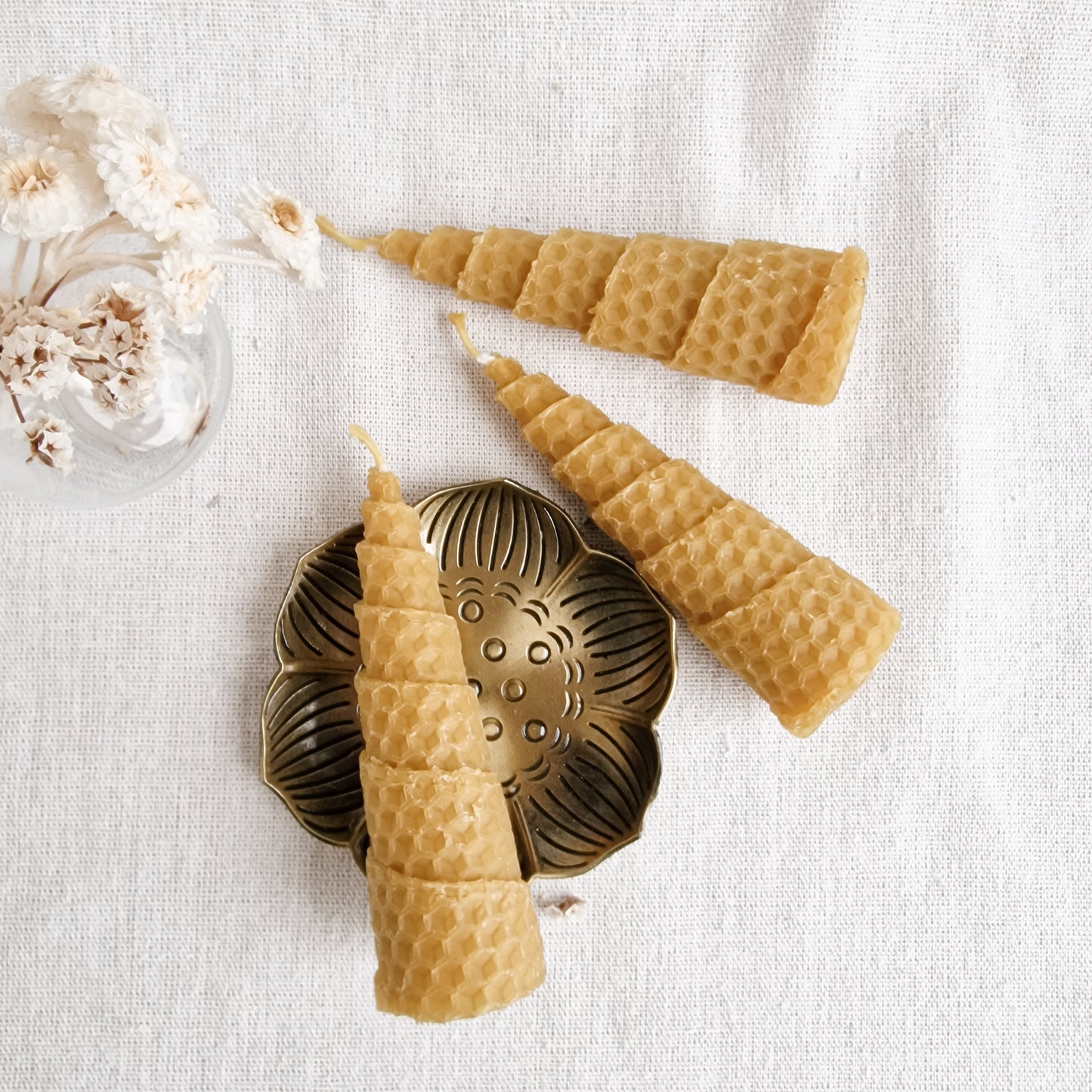 Vela de Miel clásica Espiral 3x10cm