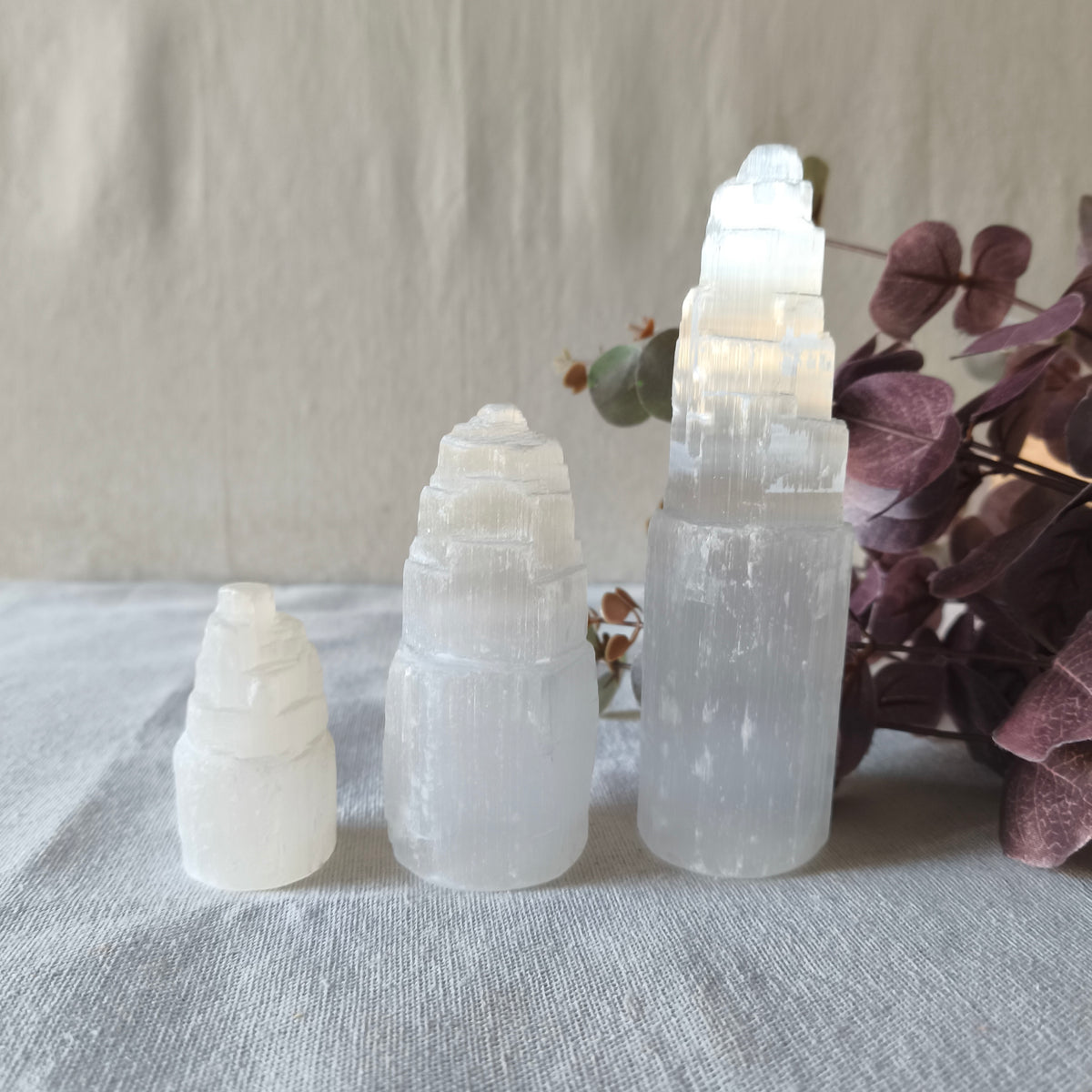 Monolito de Selenita Pequeño (6 cm) | Limpieza Energética, Paz y Recarga de Piedras