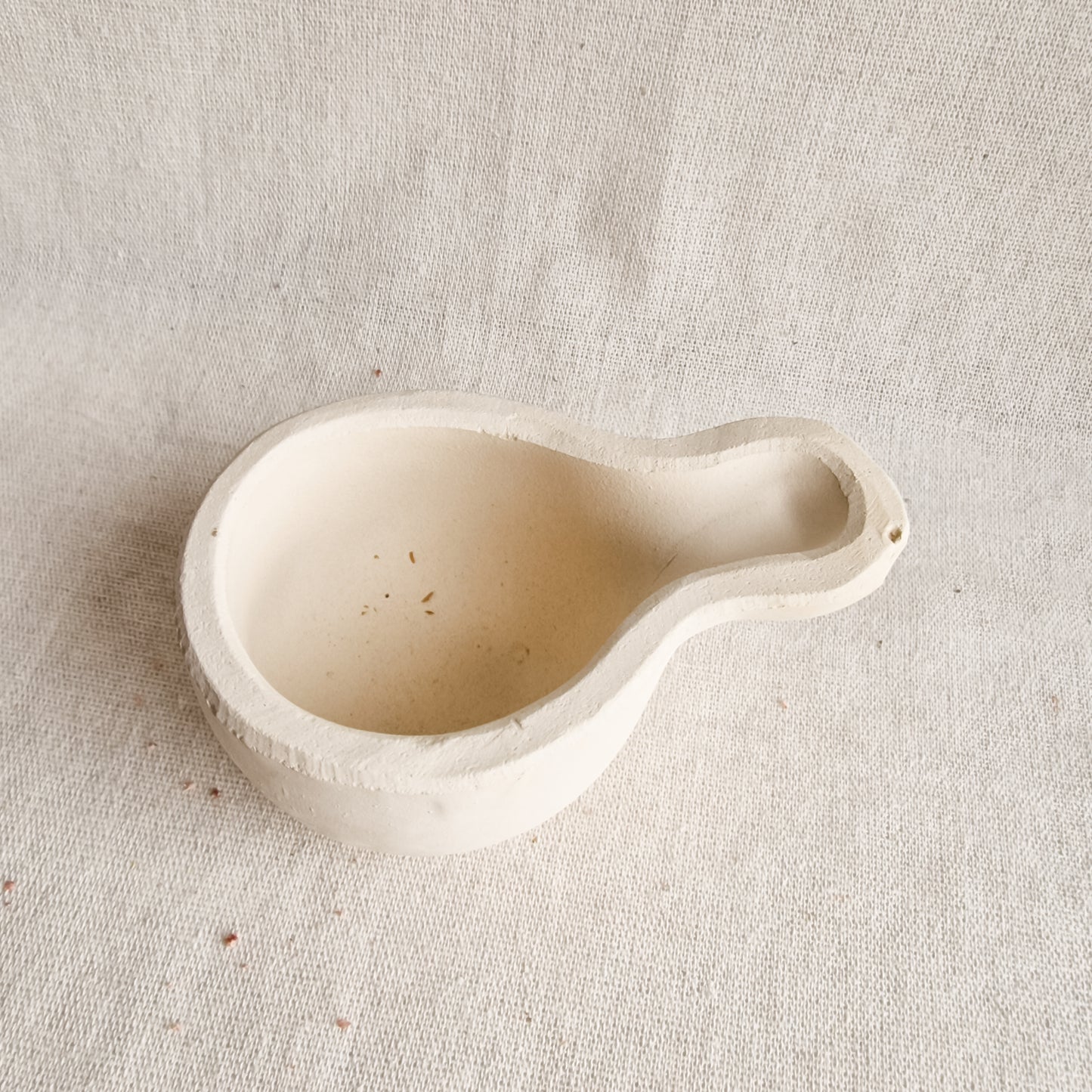 Quemador Sahumador de Cerámica Amarillo Pastel