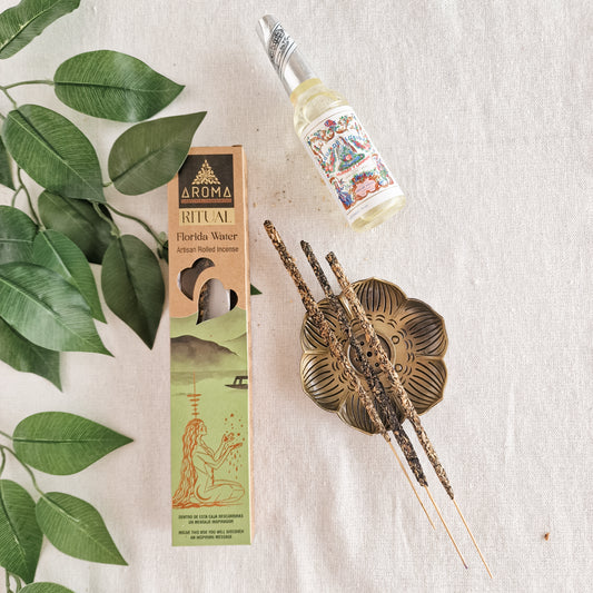 Incienso Aroma Ritual Agua de Florida con Mensaje