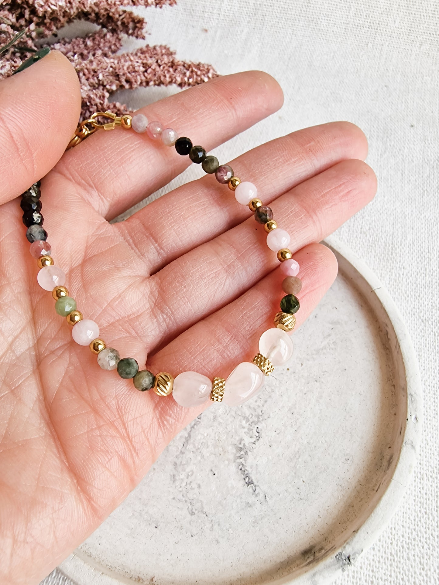 Pulsera Heridas Emocionales Dorado