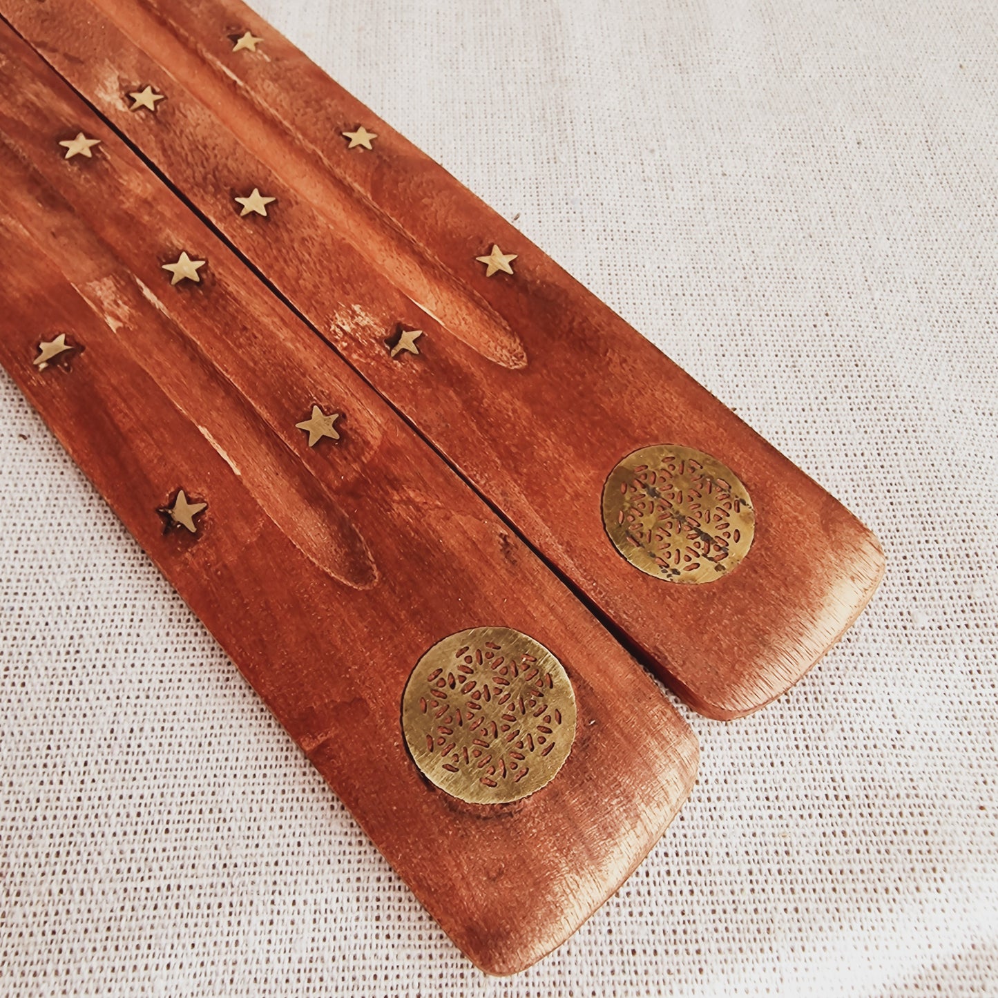 Porta inciensos Básico Madera Flor de la Vida