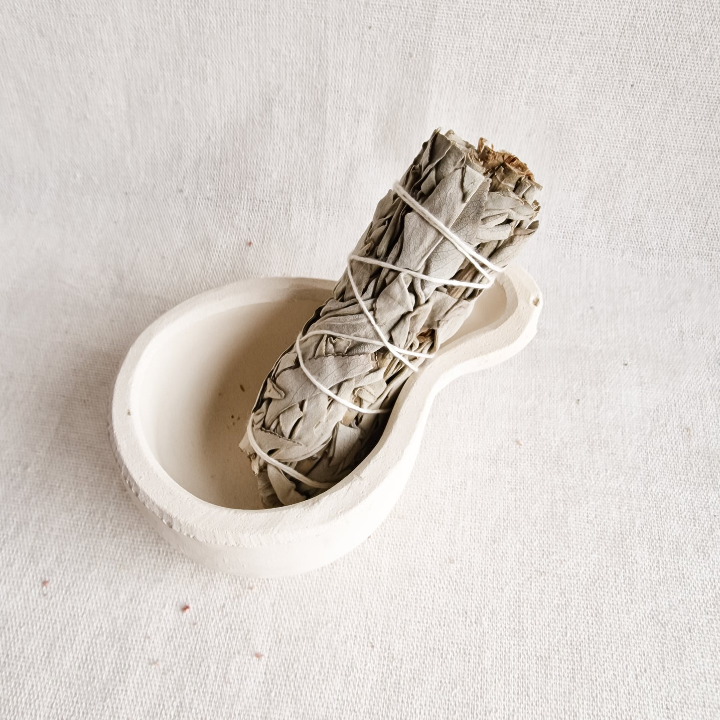 Quemador Sahumador de Cerámica Amarillo Pastel