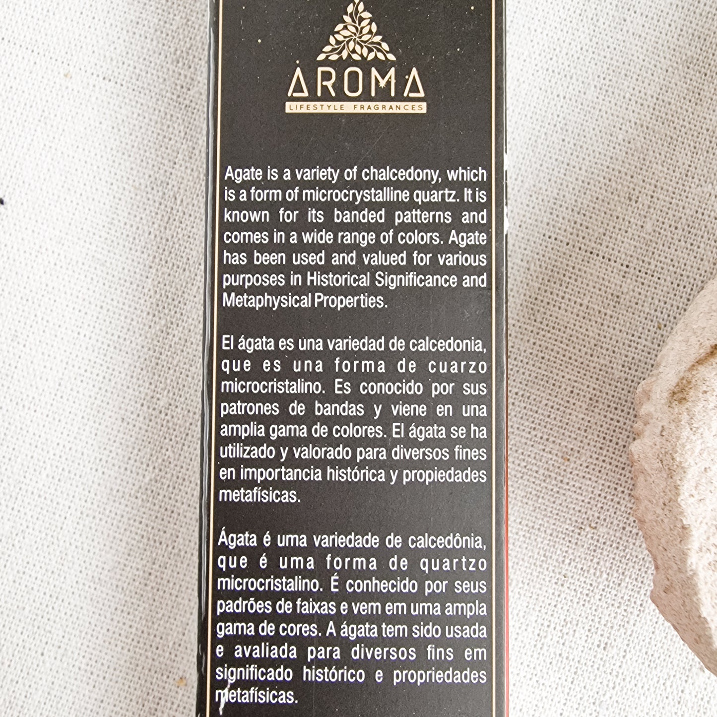 Incienso Con Minerales Ágata