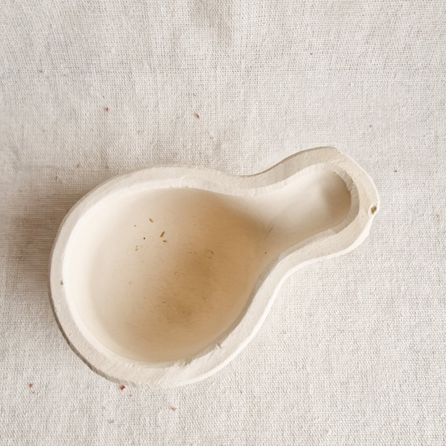 Quemador Sahumador de Cerámica Amarillo Pastel