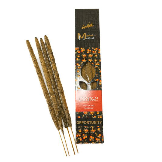 Incienso Artesanal de Naranja para Manifestar Oportunidades