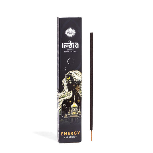 Incienso India Black Energía - Expansión | Aroma Bharat Darshan