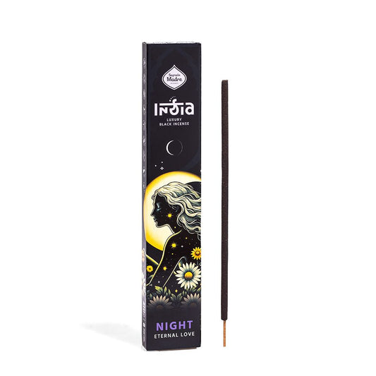Incienso India Black Noche - Amor Eterno | Aroma Rosa Gulab