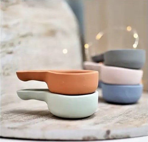 Quemador Sahumador de Cerámica Marrón