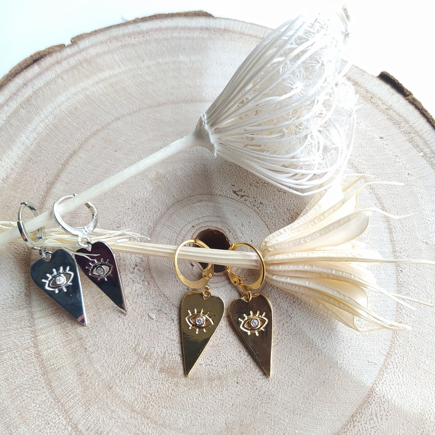 Aro mini The Eye Plateado