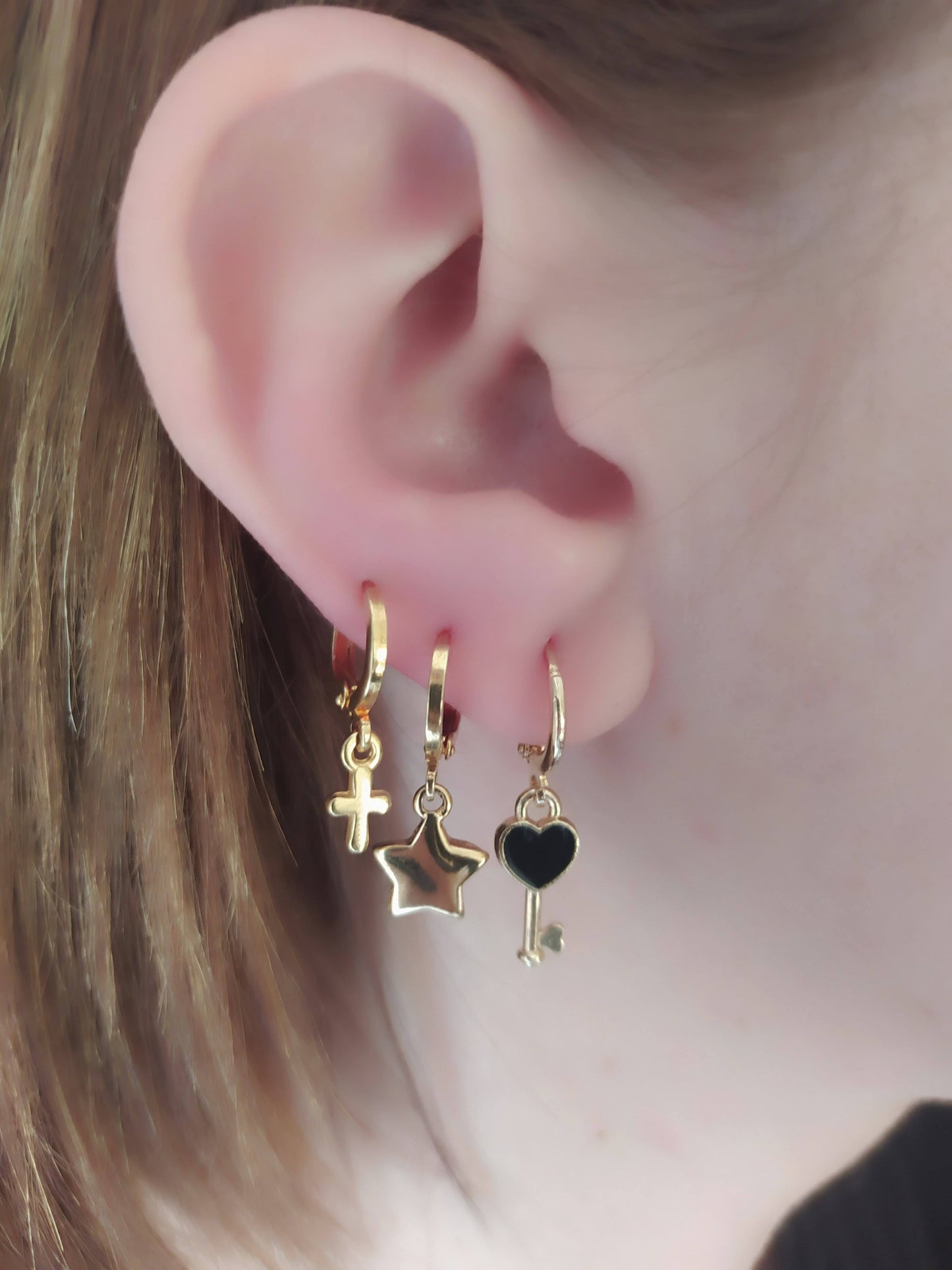 Aro Mini Llave Dorado