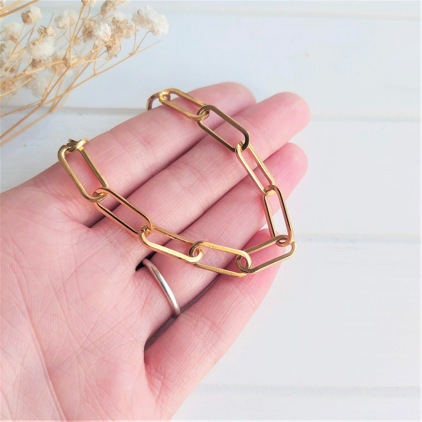 Pulsera Gia Acero Dorada