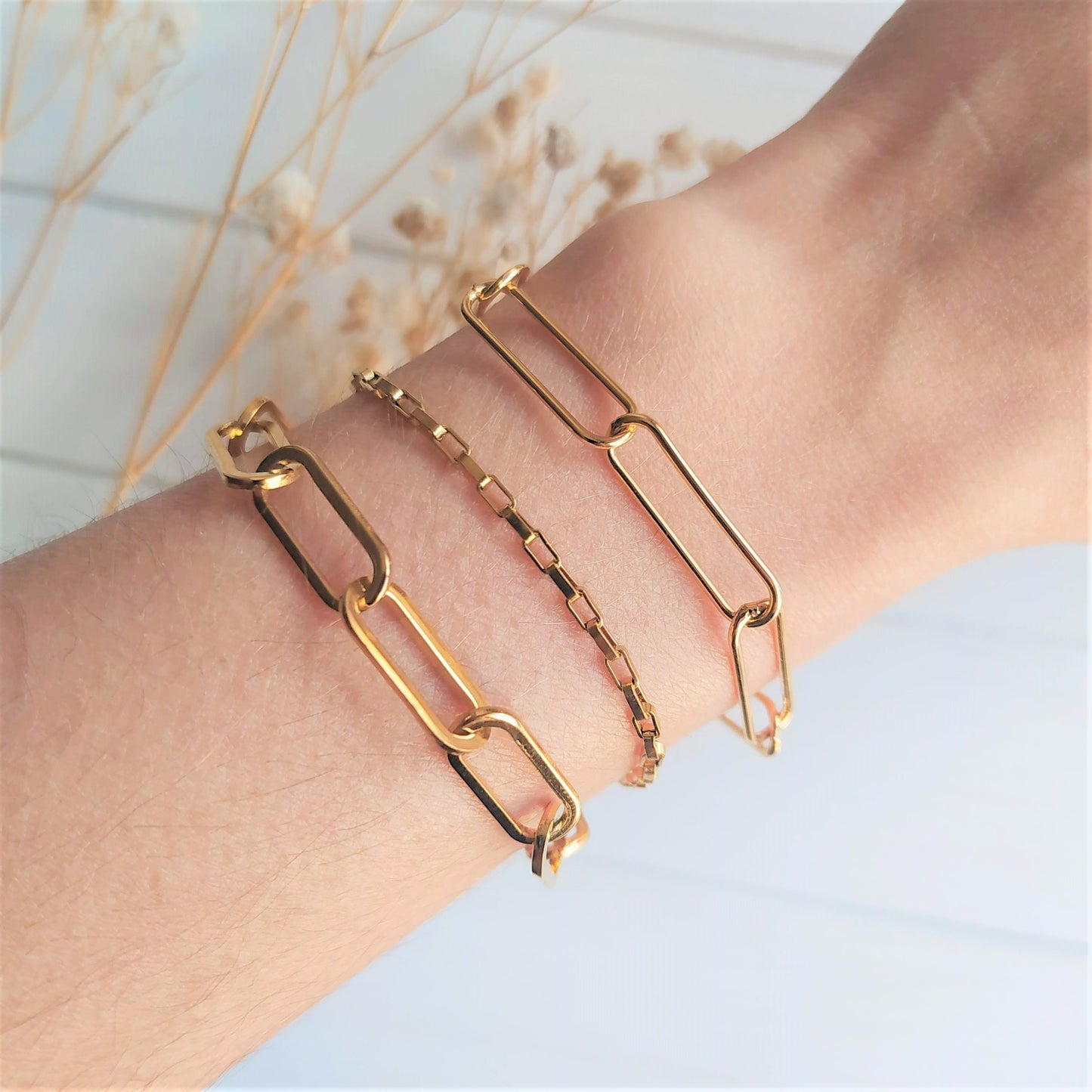 Pulsera Mila Acero Dorado