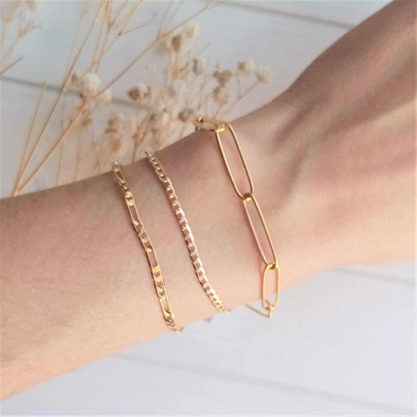 Pulsera Cubana Dorada