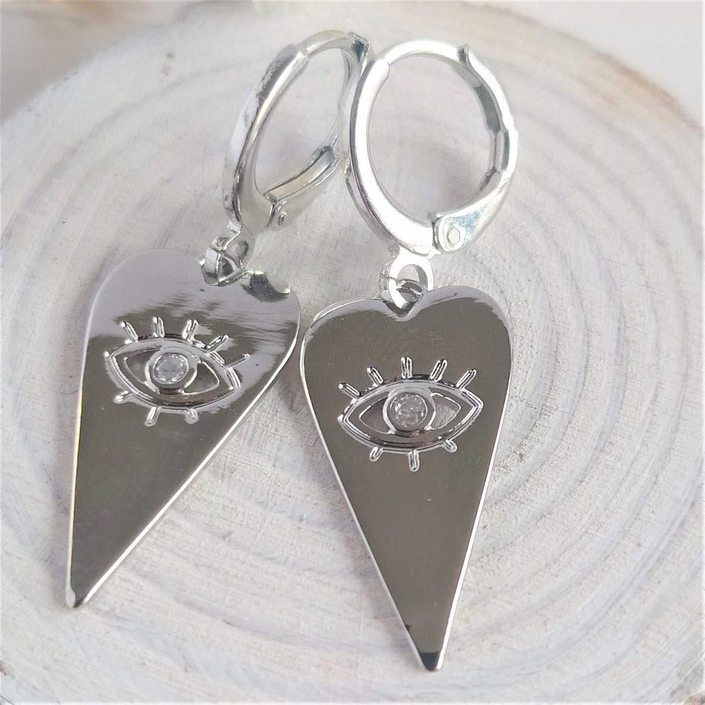 Aro mini The Eye Plateado