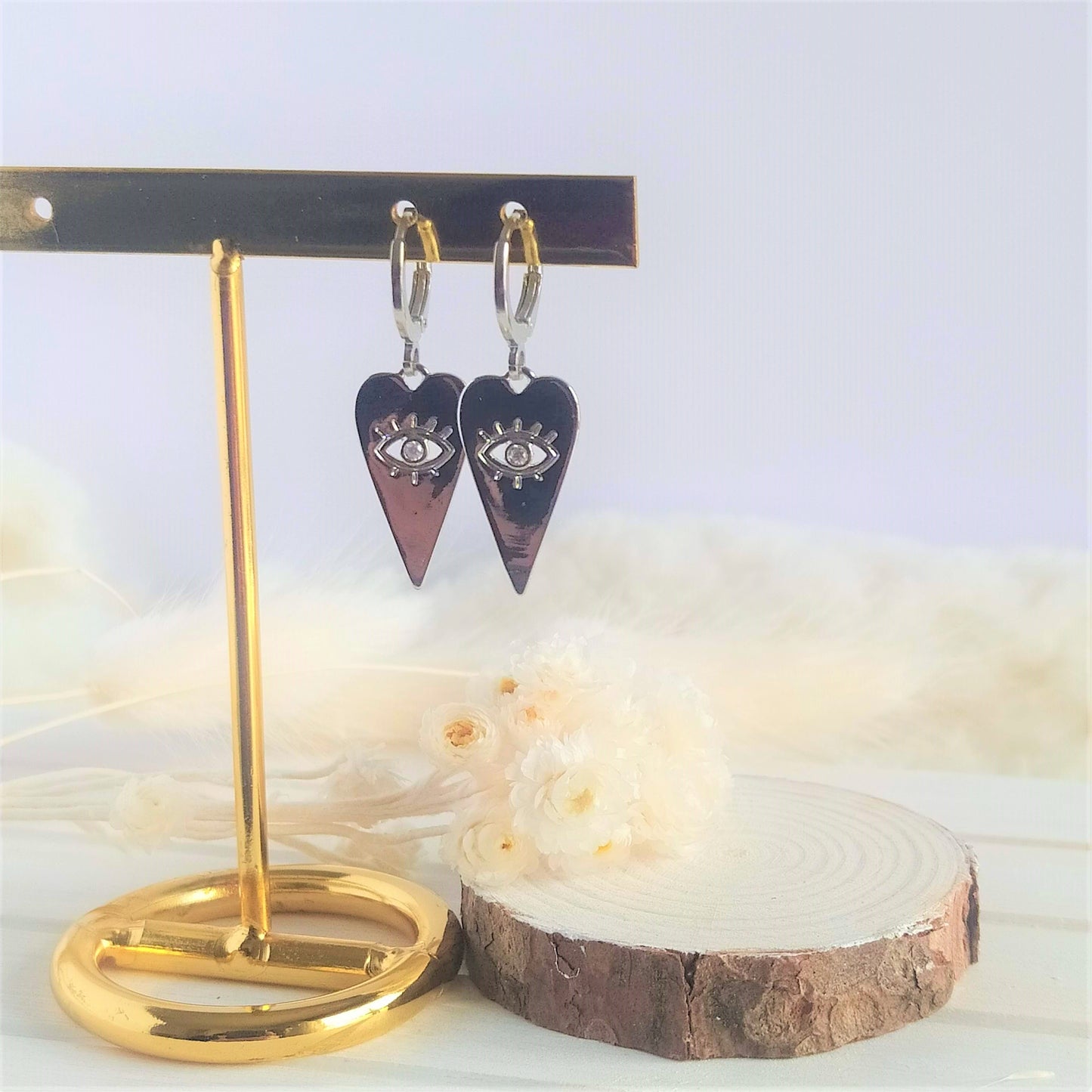 Aro mini The Eye Plateado