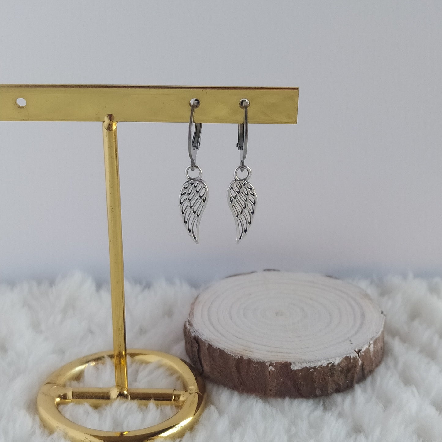 Aro Mini Ángela Plateado